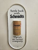 SCHMIDT BREWERY SIGN SETTLE BACK WITH SCHMIDT’S THERE’S NO BETTER COMPAN... - $14.80