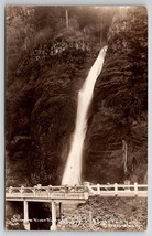 Columbia River Hwy Horsetail Falls Oregon RPPC Postcard A45 - £5.45 GBP