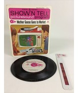 General Electric Show &#39;N Tell Mother Goose Goes To Market Record Vintage... - $14.80