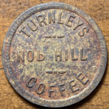 Spokane, Washington WA ? Turnley&#39;s Nob Hill Coffee Maverick Trade Token - $13.99