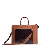 Hand Made ALENORA BROWN HANDBAG - £43.76 GBP