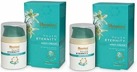 2 X Himalaya Youth Eternity Night Cream 50ml reduces fine lines wrinkles... - $55.96