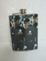 Police In Uniform Thin Blue Line Stainless Steel 8oz. Hip Flask FB17UP - £8.07 GBP