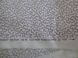 3834. Purples/White Piccadilly By Cambridge 100% Cotton Fabric - 55&quot; Bty - £9.74 GBP