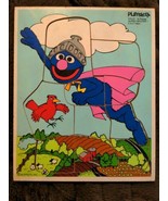 VNTG Playskool Muppets,Inc 10 Piece “Super Grover” Puzzel- - $15.64 CAD