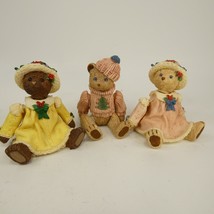 3 Bear Movable Figurines Lil&#39;Dall Angela Bear Jenny  Bear Limited Editions JEJ7Q - £7.82 GBP