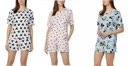Disney Women&#39;s Short Pajama Set with Pockets - £14.55 GBP+