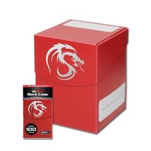 2 BCW Large Matte Red Deck Cases - $11.74
