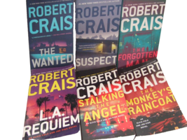 Lot Of 6 Robert Crais Novels Mystery Crim Elvis Cole/Joe Pike Series - £14.38 GBP