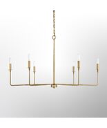Joss &amp; Main Alysa 6-Light Candle Style Classic Chandelier – Warm Brass, ... - $405.17