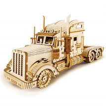 Robotime Heavy Truck Wooden 3D Puzzle Kit 1:40 Scale - £36.48 GBP