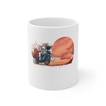 Astronaut Biking Occupy Mars Fun Mars mug - £12.52 GBP