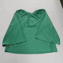 Vintage Koret Round Neck Women’s Green Huge Sleeves Pullover Blouse Chest 41" image 2