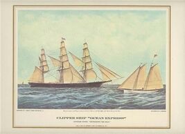 Pan American World Airways Menu Cover Clipper Ship Ocean Express Currier... - $15.84