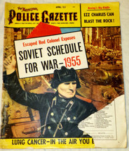 The National Police Gazette April 1954 Soviet War Schedule Ezz Charles Lung Ca - £7.79 GBP