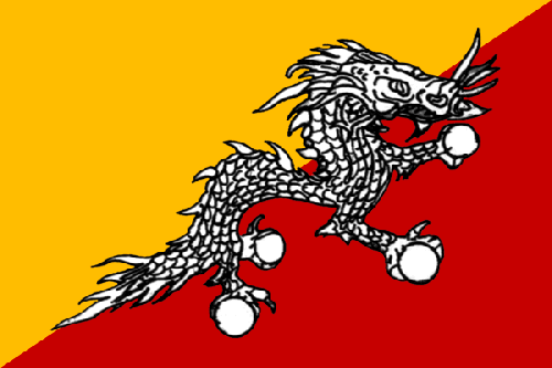 Bhutan Flag - 4x6 Inch - $3.99