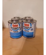Lot of 4 OATEY Medium Black ABS Cement 16 oz. Applicator-in-Lid with Low... - €50,25 EUR