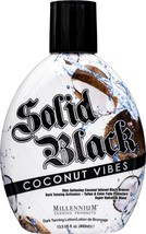 Millennium Tanning Solid Black Coconut Vibes Coconut Infused Tanning Lotion 1... - £25.61 GBP