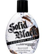 Millennium Tanning SOLID BLACK COCONUT VIBES Coconut Infused Tanning Lot... - £25.31 GBP