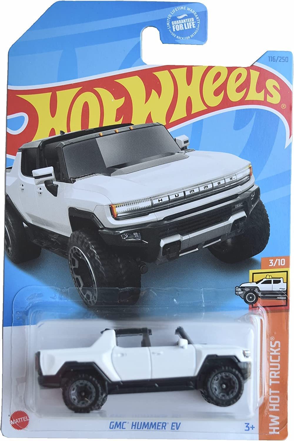 Hot Wheels GMC Hummer EV, HW Hot Trucks 3/10 [White] 116/250 - $7.54