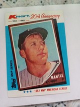 1982 HOF Mickey Mantle GOAT Kmart Limited Edition MVP Series. MINT. Free... - £5.79 GBP