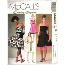 McCall&#39;s M4460 Misses and Petite 8 to 14 Evening Dress Uncut Sewing Pattern - £10.31 GBP