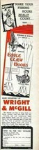 1961 Print Ad Wright &amp; McGill Eagle Claw Fishing Hooks Denver,CO - $10.77