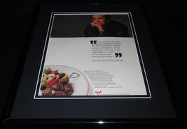 James Garner 1987 Beef Real Food Framed 11x14 ORIGINAL Advertisement - $34.64