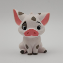 Disney Moana Pua Pig Figure White Spotted 3&quot; Plastic Figure Doll Toy - £6.91 GBP
