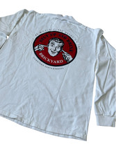 VTG Brickyard Shut Up And Drink Long Sleeve T-Shirt White Size Large - $23.19