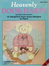 Tole Decorative Painting Door Harp Easter Bunny Engineer School House Bath Book - £11.05 GBP