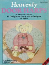 Tole Decorative Painting Door Harp Easter Bunny Engineer School House Bath Book - $13.99