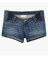Isabel Maternity Relaxed Midi Shorts Size 0/25 Dark Blue X6YR6-Low Rise - $67.75 CAD