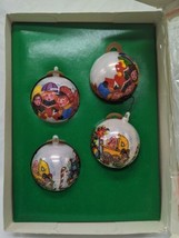 Vintage 1970s Christmas Decorations Bradford Unbreakable Glass Ornaments  - £55.38 GBP