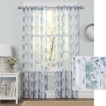 Better Homes & Gardens Watercolor Mums Sheer Curtain Panel 52 '' x 84 '' - $9.99