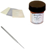 3 Bead Stringing Mats Jewelers Beading Awl &amp; Henrietta&#39;s Gum Arabic Beading Glue - £17.51 GBP