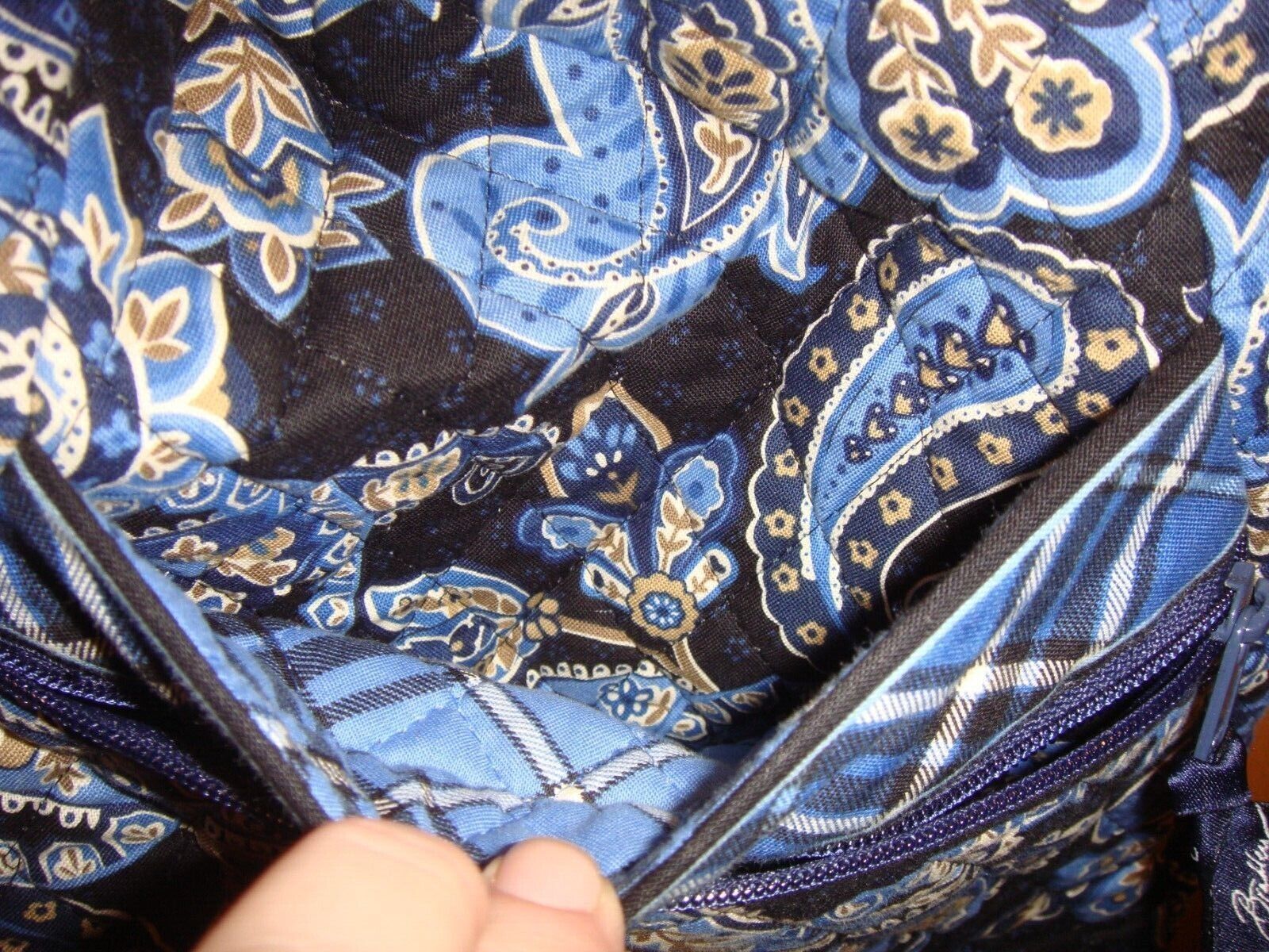Vera Bradley Hipster Windsor Navy Purse Item image 5
