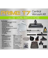 CENTRAL VAC KIT-TITAN T7,PRIME,35FT HOSE W/PIGTAIL W Best Power brush - $494.01