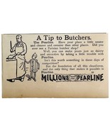 Pearline Soap Butcher 1897 Advertisement Victorian Cleaning Product ADBN... - $367.61 MXN