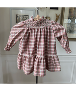 Vintage Polly Flinders Plaid Smocked Long Sleeve Dress 3T - $23.04