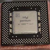 Intel Pentium MMX 200MHz Socket 7 CPU BP80503200 Tested & Working 03 - £18.67 GBP