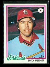 Vintage 1978 Topps Baseball Trading Card #431 Butch Metzger St Louis Cardinals - £6.49 GBP