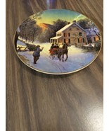 Avon - Home For The Holidays - 1988 Christmas Collector&#39;s Plate - £6.06 GBP