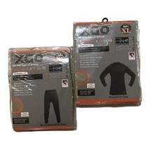 L Set XGO Mid-weight Tech Waffle Phase 2 Thermal Long sleeve Shirt &amp; Pan... - £23.79 GBP
