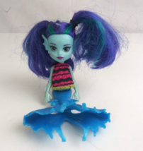 Mattel Monster High Lagoona Blue Family Ebbie Blue Doll With Shirt 5.5" Doll - $15.51
