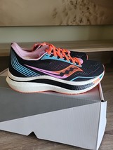 Saucony Endorphin Pro Running Athletic Shoes Women&#39;s Future Black Neon S... - $149.34 CAD