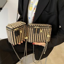 Classic Designer Box Weave Crossbody Shoulder Bags Women&#39;s Brand Bag Female Hand - £35.78 GBP