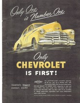 1948 Chevrolet Print Ad Car Automobile 8.5&quot; x 11&quot; - £15.11 GBP