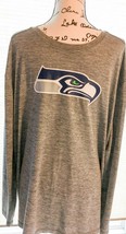 Uomo NFL Seahawks Calcio Apparel TX3 Raffreddamento Nwot Grigio W/ Logo. Sku - £5.69 GBP