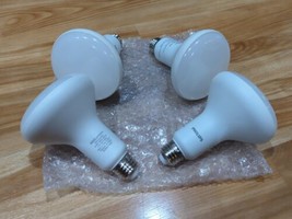 Pack of 4: Philips Dimmable LED Light Bulb BR30 Soft White 2700K 650 Lumens 9W - $29.03